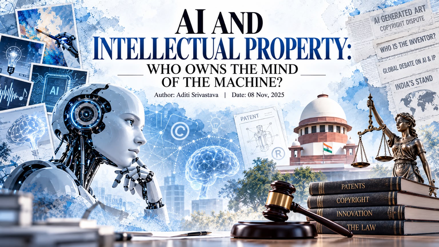 AI AND INTELLECTUAL PROPERTY: WHO OWNS THE MIND OF THE MACHINE?